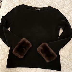 Cashmere and mink sweater